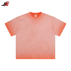 T-shirt surdimensionné délavé à l'acide 100% jersey de coton pour homme - Product Image 5
