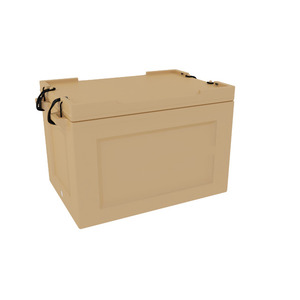 50L ABS Cooler <b>Box</b> Thermal Insulated Ice Chest Heavy Duty Storage Bin with Handles <b>for</b> <b>Camping</b> Picnic Food Transport - Product Image 2