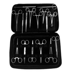 Kit profesional de 18 piezas de instrumentos quirúrgicos de acero inoxidable, herramientas médicas quirúrgicas para quirófano, EE. UU. y Europa - Product Image 1