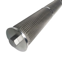 Élément filtrant de type bougie Deya SS Série L 40 pouces SS316 20 µm à fil en coin avec joint torique 226 pour propylène glycol