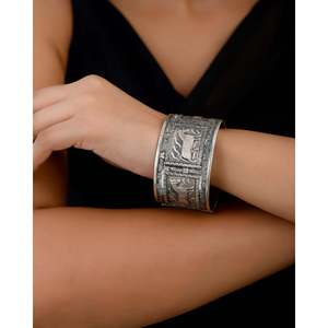 Meera Jaipur Charulata <b>Fine</b> Silver <b>Bangle</b> - Product Image 2