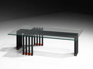 Modern <b>Round</b> Coffee <b>Table</b> with Tempered Glass <b>Top</b> and Gold Metal Frame for Living Room Furniture - Product Image 6