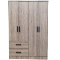 Meilleures ventes - Armoire de chambre à coucher en bois contemporaine FURNIZONE modèle 12_0021, design élégant, meuble de rangement multifonctionnel
