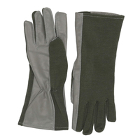 Gants de vol Nomex à adhérence avancée avec structure de paume renforcée et conception de doigts flexibles pour une manipulation précise des aéronefs