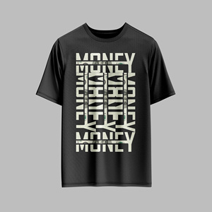 Men Casual T Shirt Heavyweight 100% Cotton Oversized OEM Custom <b>Logo</b> Factory - Product Image 2