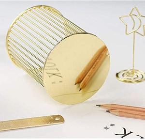 ชุดอุปกรณ์สำนักงานเคลือบทองด้วยมือ ดีไซน์เรียบหรู วัสดุโลหะ - Product Image 4