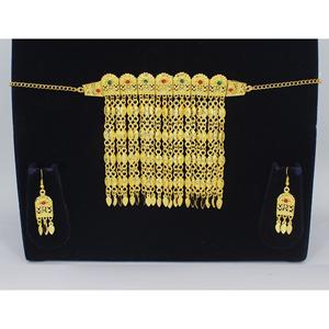 Ramadan spécial dubai ensembles de bijoux en or collier de mariée Martasha ensemble de bijoux indiens Bracelet boucles d'oreilles collier ensembles de bagues - Product Image 4