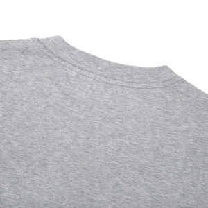 T-shirt uni à manches courtes pour homme, col rond, tricoté, coupe ample, décontracté, personnalisable avec motif imprimé, saison estivale - Product Image 3