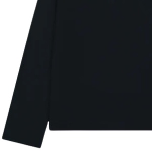 Camiseta de Manga Larga Oversize para Hombre, con Logotipo Minimalista en el Pecho, Cuello Redondo de Algodón, Estilo Casual Urbano, Venta al por Mayor, Fabricante OEM de Ropa Personalizada - Product Image 3