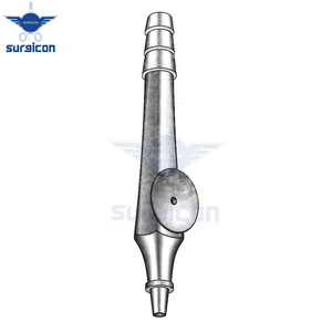 Adaptador de Succión de Acero Inoxidable Reutilizable, Conector Quirúrgico para Tubos de Succión, Cánulas, Aspiradores, Cirugía General y ORL - Product Image 3