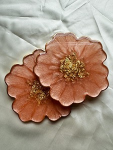High Quality Resin Epoxy Coasters with Sculpture Flower Design for Home Decorative Best Price Customized Color AND Shape - Product Image 6