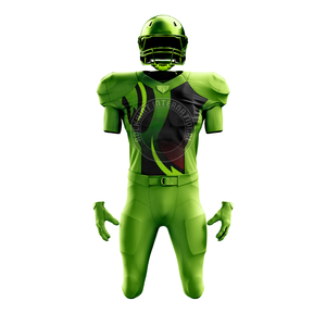 Uniforme de football américain de niveau club, en polyester, coutures durables, coupe athlétique confortable pour l'entraînement et les matchs - Product Image 1