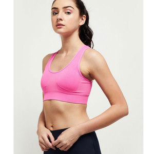 Ensemble de yoga 2 pièces pour femme : Crop top rose et leggings noirs taille haute sans couture, respirant, en Spandex et Polyester, tenue d'entraînement 2026 - Product Image 6