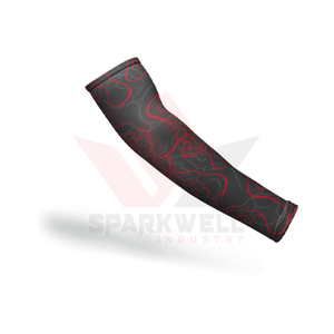 Manchons de compression respirants à imprimé camouflage SPARKWELL INDUSTRIES, unisexes, anti-UV, 100 % polyester, pour le cyclisme et les sports de plein air - Product Image 4