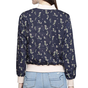Urban Style Women Printing Varsity <b>Jackets</b> Modern Casual Apparel For Daily Activities And Travel Wear In Low Price - Product Image 3