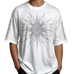 T-shirt à strass Starburst le plus vendu pour hommes, vêtements décontractés surdimensionnés à la mode - Product Image 3