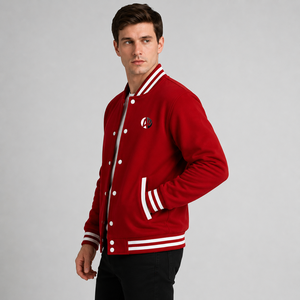 Veste universitaire offrant un confort élégant et un design sportif intemporel, avec une possibilité de superposition polyvalente pour une tenue décontractée saisonnière. - Product Image 4