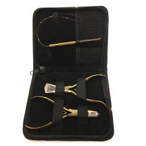 Stainless Steel Hair Extension Tools Kit Professional Microbead Plier C Type Pulling <b>Needles</b> Loop <b>Threader</b> Tool Hair Sectioning - Product Image 5