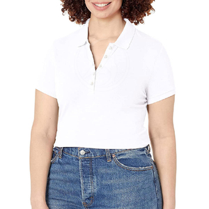 Camisas Polo de Algodón de Alta Calidad para Mujer, Casuales, de Verano, Transpirables, de Diseño Simple, Color Sólido - Product Image 4