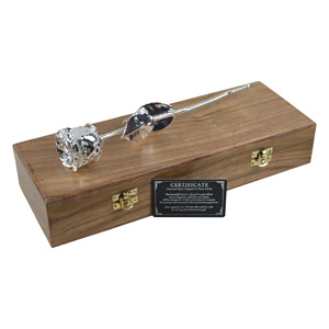 Pure Silver Plated Real Rose With Luxury Vase and <b>Boxes</b> Packing Design Best for <b>Valentine</b> Day Gift Natural Rose for Giftware - Product Image 5