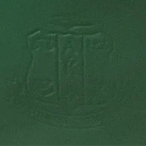 Bolso Bandolera de Cuero AKA Sorority con Emblema Grabado, Bolso de Hombro de Piel Sintética Rosa y Verde, Bolso de Moda - Product Image 2