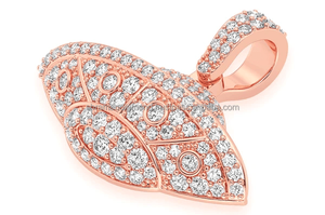 Colgantes UFO Personalizados con Diamantes Cultivados en Laboratorio en Oro de 10K, Amuletos con Temática de Astronauta Estilo Hip Hop, Joyería Fina Unisex para Uso Diario - Product Image 6