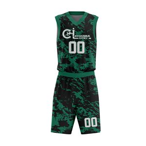 Uniformes de basketball respirants sur mesure, taille plus, unisexes, vêtements d'équipe, maillots et shorts, tissu à séchage rapide, durable, sport - Product Image 4