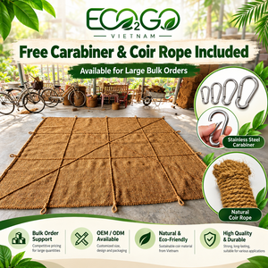 Eco2go Vietnam Coir <b>Shade</b> <b>Sail</b>-100% Natural Coconut Coir 4-5mm Thickness Rectangle Shape Custom Size for Outdoor Sun - Product Image 2