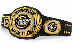 Fabricant de ceintures de championnat personnalisées, ceintures de lutte et de boxe personnalisées, ceintures de championnat avec logo personnalisé or et argent - Product Image 2