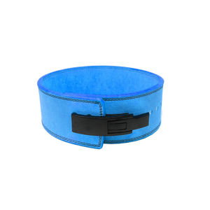 Ceinture de sécurité de musculation personnalisable de haute qualité avec logo, en cuir de vachette, boucle métallique, pour soulevé de terre, squat, poids, antidérapante - Product Image 4