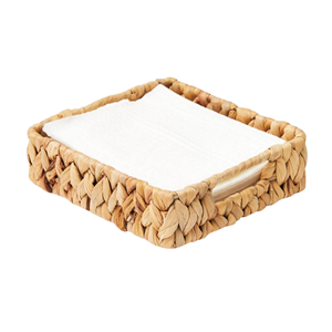 Boîte porte-serviettes tressée en jacinthe d'eau écologique avec couvercle, distributeur de mouchoirs en jacinthe d'eau pour table, en provenance du Vietnam - Product Image 4