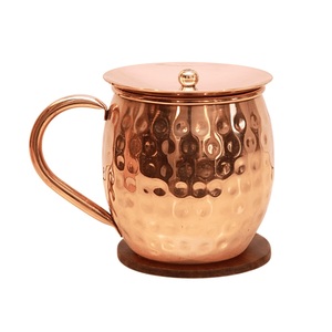 Tazas de Cobre con Asa, Diseño Vintage, Vajilla Ecológica - Product Image 5