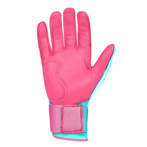 Gants de frappe classiques personnalisés pour adultes, paire, baseball, softball, spandex, gris, noir, fermeture auto-agrippante, ambidextres - Product Image 3