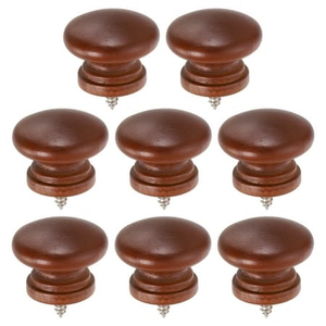 Pomo de Madera de Haya Clásico Pulido con Diseño Tradicional Octagonal Ecológico para Muebles de Blossom Craft India - Product Image 2