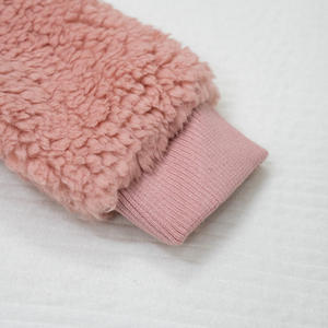 Combinaison bébé à motif de dessin animé mignon, unisexe, en tissu polaire tricoté, manches courtes, fermeture à un bouton, respirante, OEM ODM - Product Image 6