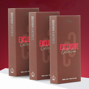 Charmlash Cils en vison brun pour la vente en gros et sous marque privée, Extensions de cils sous marque privée, Sans cruauté animale, Légers, Marron mat - Product Image 4