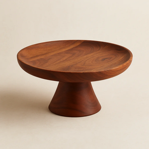 Acacia Wood <b>Cupcake</b> <b>Stand</b> Candy Buffet Display Holder Round Wedding Birthday Party Wooden Round Cake <b>Stand</b> - Product Image 1