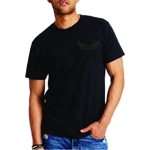 Camiseta Roja de Manga Corta con Cuello Redondo para Hombre, con Logotipo de Alas Estampado, de Algodón Jersey, Corte Casual, Largo Regular - Product Image 6