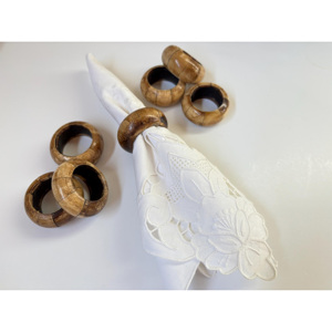 Highly Polished Mango Wooden Napkin <b>Ring</b> Unique Enamel Tabletop Kitchenware Multipurpose Homedecor Restaurant <b>Dishes</b> & Plates - Product Image 3