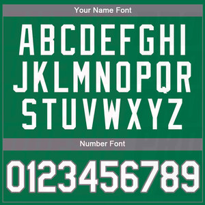 Custom Kelly Green White-Gray Authentic St. Patrick’s Day <b>Baseball</b> Jersey Sublimation Printing Custom Logo Color Customization - Product Image 5