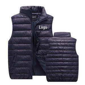 Chaleco Deportivo Acolchado de Invierno Personalizado para Hombre, con Cuello Camisero, Grueso, de Algodón, Impermeable, de Poliéster - Product Image 5