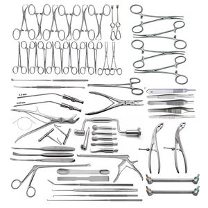 Ensemble d'instruments de chirurgie neurologique de haute qualité, 151 pièces, en acier inoxydable allemand, instruments chirurgicaux de base GUJJAR, certifiés CE - Product Image 1