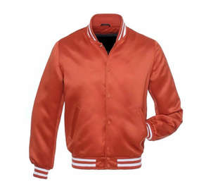 แจ็คเก็ตนักบิน MA1 แบบสั่งทำโลโก้ OEM สำหรับผู้ชาย พร้อมปกตั้ง ปักลายด้านหน้า สไตล์ไฮสตรีท เป็นมิตรกับสิ่งแวดล้อม สำหรับฤดูหนาว - Product Image 4