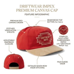 Casquette de baseball vintage personnalisée 5 panneaux, visière en daim contrastant, non structurée, réglable, avec lettre brodée, unisexe, pour un style décontracté - Product Image 5