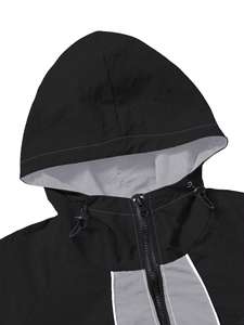 Survêtements de haute qualité à blocs de couleur résistants à l'eau pour hommes, vestes à capuche en nylon, pantalons de jogging légers, vêtements personnalisés OEM - Product Image 2