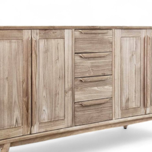 Aparador de Diseño Moderno con 4 Cajones y Puertas, Mueble para Comedor, Cocina o Dormitorio - Product Image 6