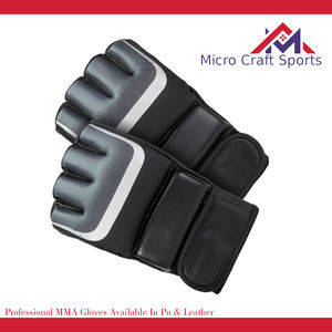 Gants de boxe MMA professionnels en cuir PU, logo personnalisé, fermeture de haute qualité, imperméables, antidérapants, fabricant d'équipements de boxe - Product Image 2