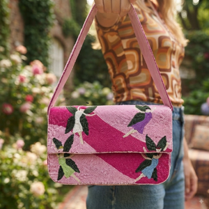 Bolsos de Hombro Hechos a Mano con Cuentas Personalizables, Bolsos de Cuentas Personalizables para Mujer, Bolsos de Hombro Artesanales de Alta Calidad y a la Moda - Product Image 2