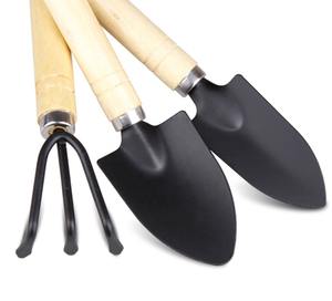 Ensemble d'outils de jardinage légers 3 pièces avec manches en bois – Outils à main pour la plantation et le creusement (OEM) - Product Image 5