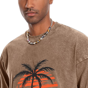Camisetas de Hombre con Lavado Ácido, Última Moda 2026, en Cantidad al por Mayor, Nueva Llegada, Camisetas de Hombre con Lavado Ácido en Venta - Product Image 4